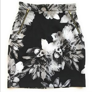 H & M floral pencil skirt